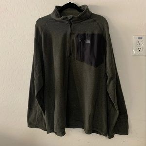 Mens xxl the north face fleece zip up jacket